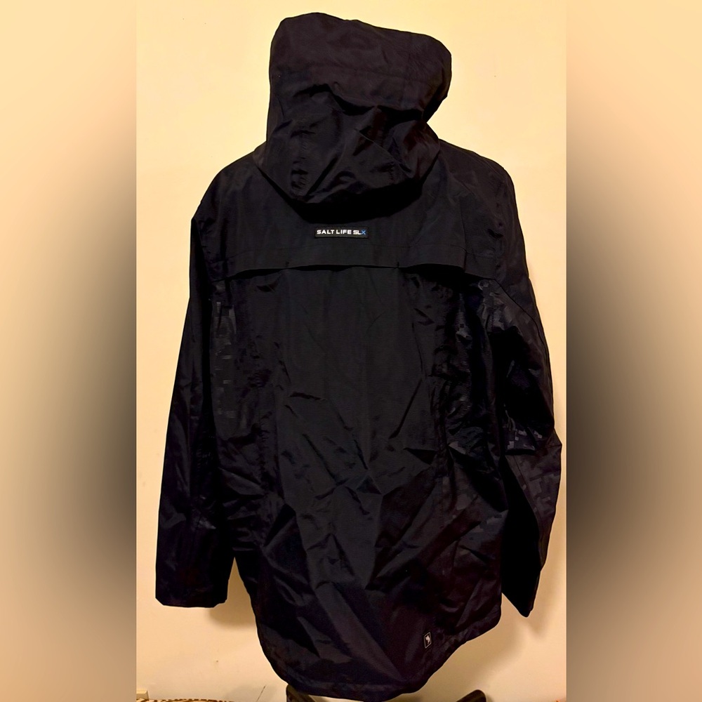 NWT Salt Life Black Performance Jacket - Picture 2 of 5